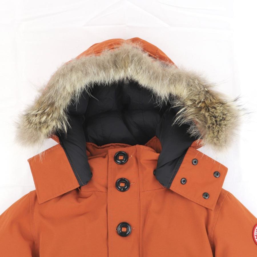  カナダグース　ダウンジャケット カナダグース ORFORD ダウンジャケット ファーフード メンズ オレンジ
