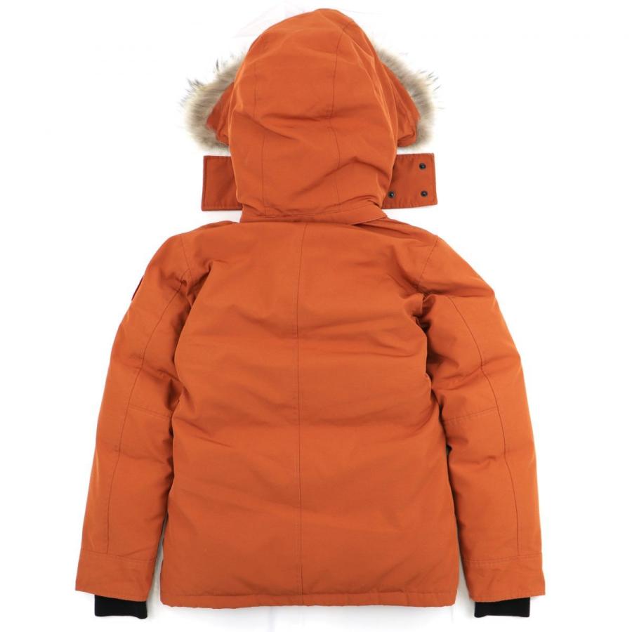 カナダグース ORFORD ダウンジャケット ファーフード メンズ オレンジ
