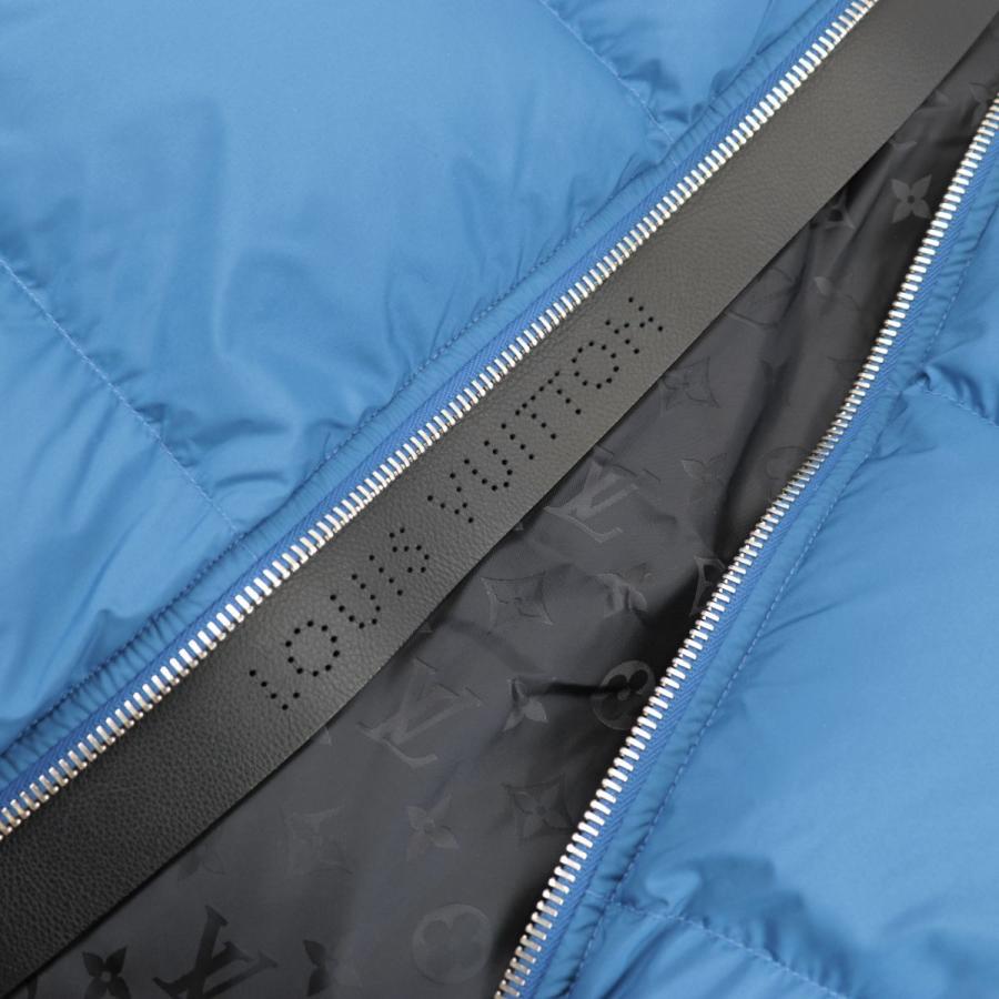 新品同様 ルイヴィトン 21SS 2WAY ダウンジャケット ベスト メンズ 青