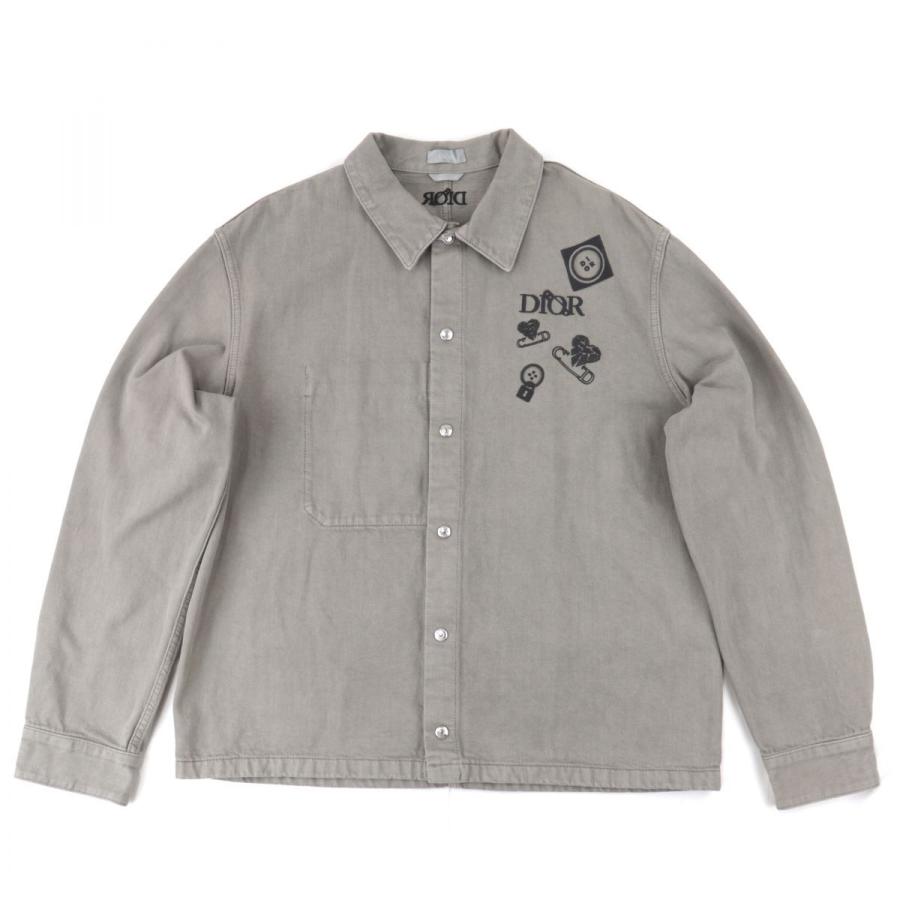 DIOR HOMME - ディオールメン×ジュディ・ブレイム デニムシャツジャケット 美品 ディオールメン×ジュディ・ブレイム 20AW デニムシャツ