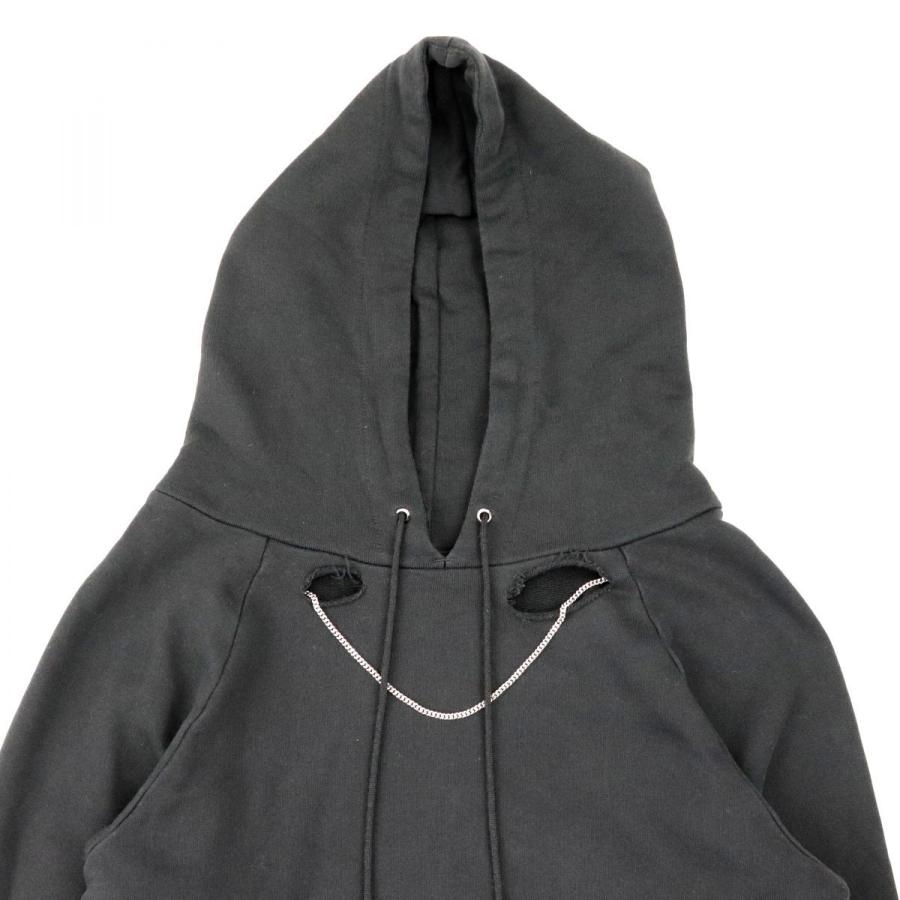 サンローラン パリ 13AW デストロイチェーンスウェットパーカー サンローラン パリ 13AW デストロイチェーンスウェットパーカー