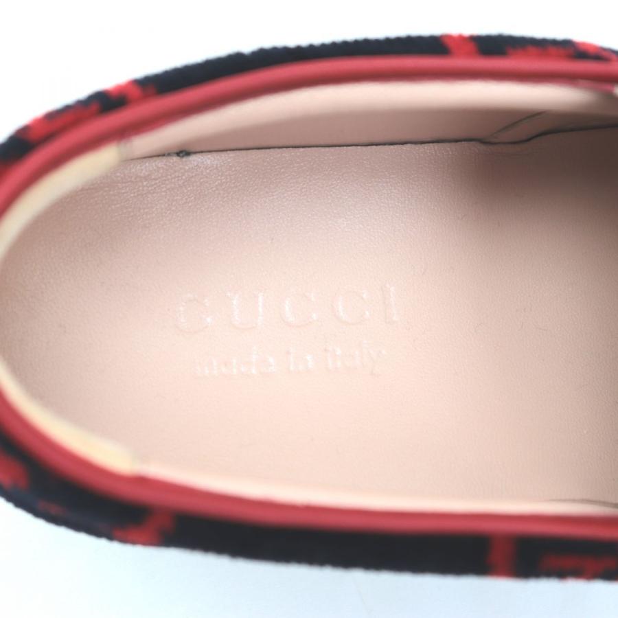 ❤専用でございます❤上質【GUCCI】レザー赤スリッポンスニーカー GGパターン 上質【GUCCI】レザー赤スリッポンスニーカー GGパターン