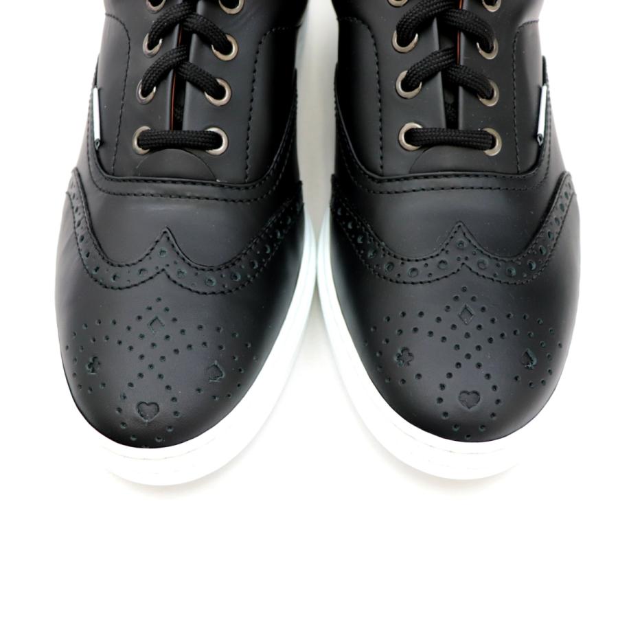 未使用 ジミーチュウ ブライアン ウイングチップ レザースニーカー  