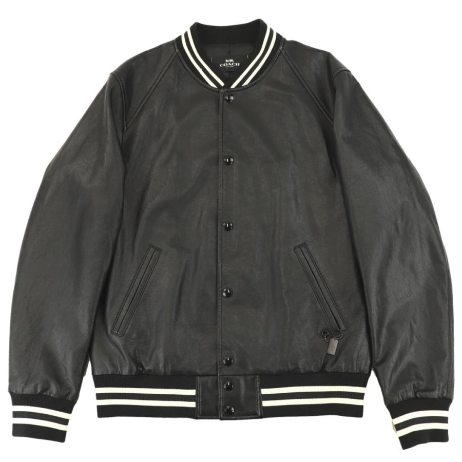 COACH 黒 レザージャケット Mサイズ お買い得】COACH 黒 レザージャケットMサイズ