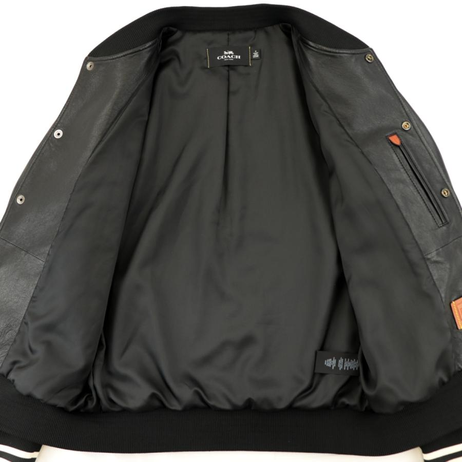 【美品】コーチ　ブラック　レザージャケット COACH 美品 コーチ レザージャケット メンズ 黒 M レザーブルゾン