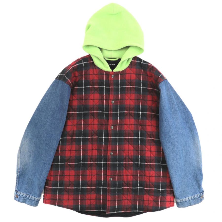 バレンシアガ 18AW ツインセットデニムジャケット メンズ マルチ 44  