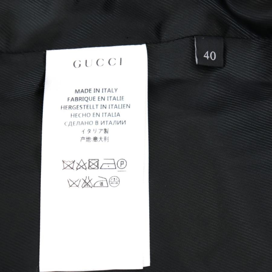 GUCCI（グッチ） 美品 16年製 GGパールボタン ウール ステンカラー
