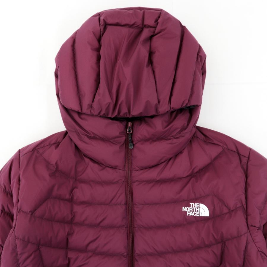 ノースフェイス　ファー　ダウンコート　レディース　XL レッド　赤　ハイベント 極暖☆ノースフェイス ファーダウンジャケット ハイベント 600