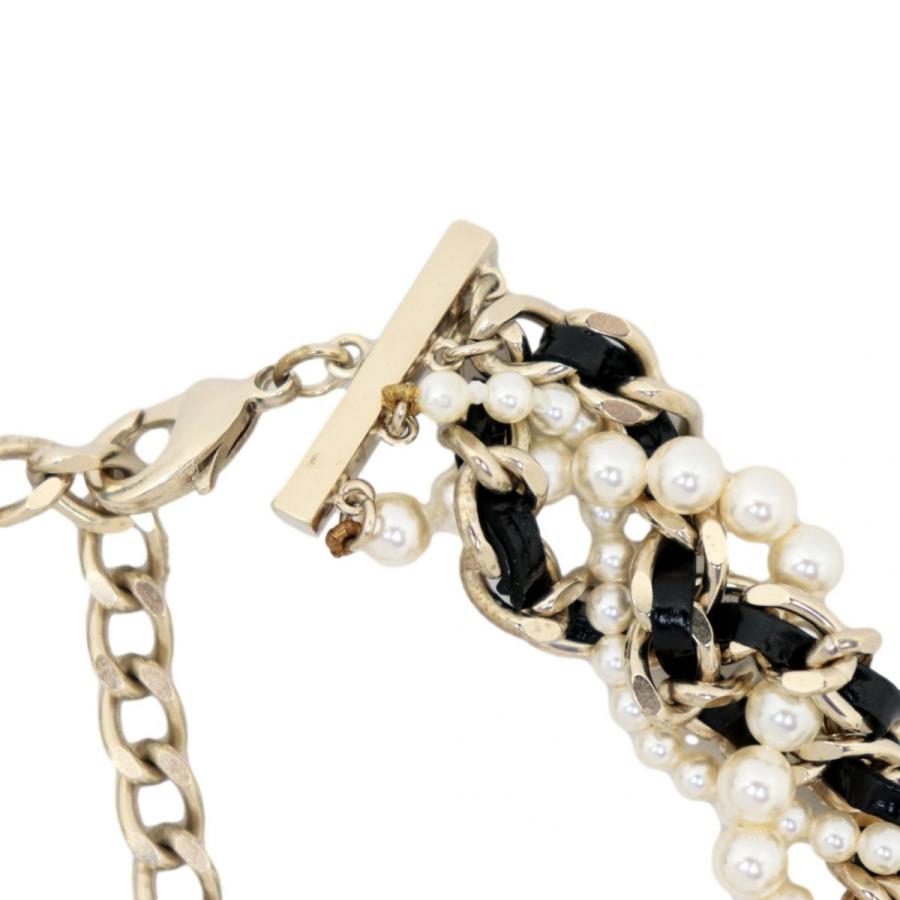 CHANEL（シャネル） 美品 B17B ココマーク パール レザー