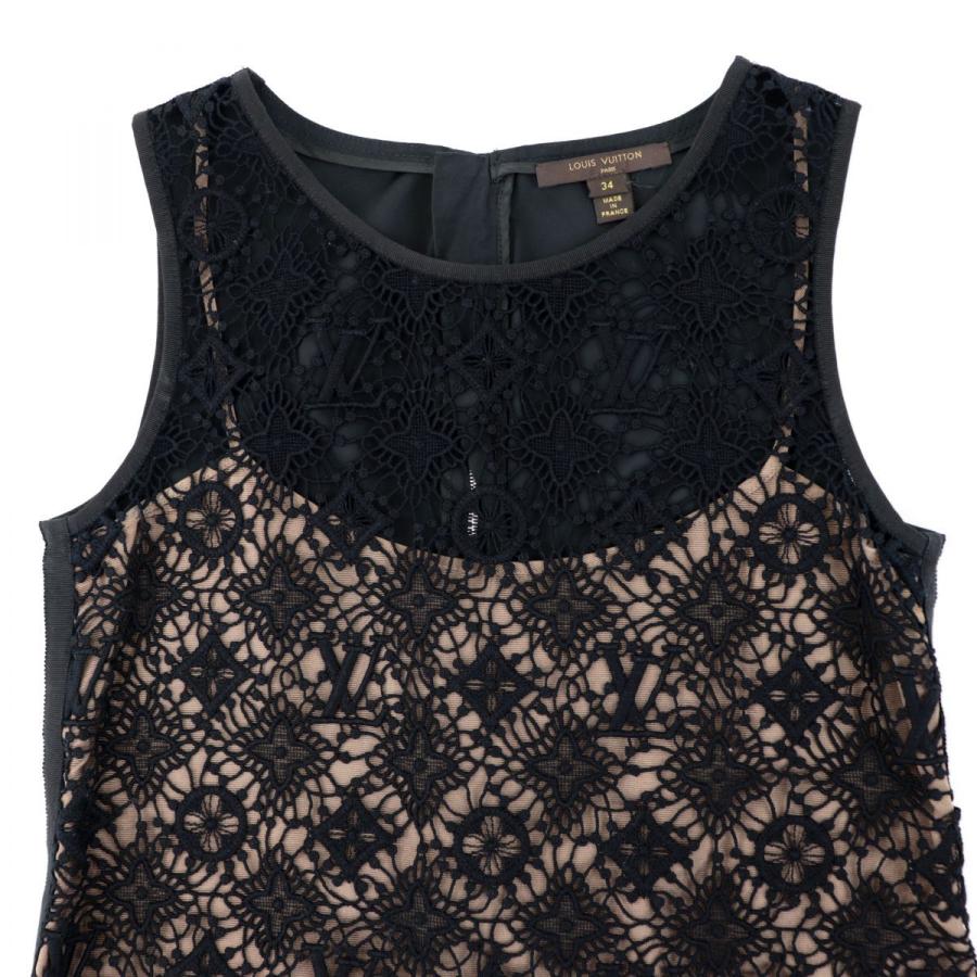 LOUIS VUITTON（ルイ・ヴィトン） 美品 11SS モノグラムレースドレス