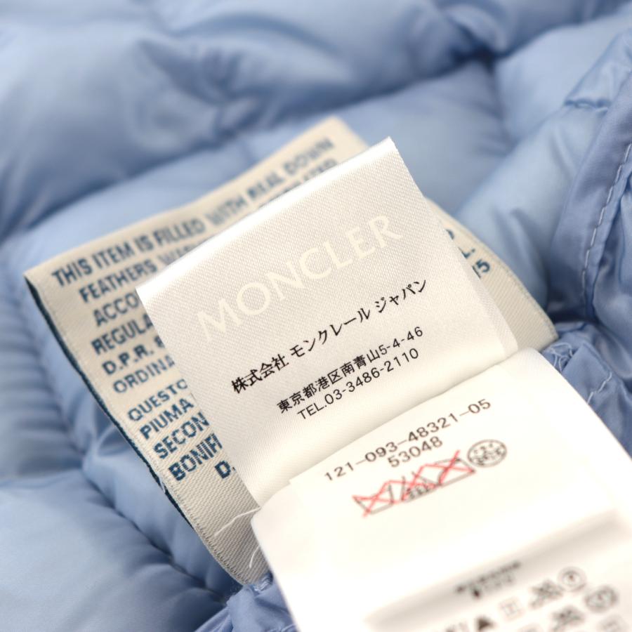 【美品】モンクレール★LIANE　リアンヌ　ダウンベスト　ワッペン　カーキ　00 美品】モンクレール☆LIANEリアンヌダウンベストワッペンカーキ00