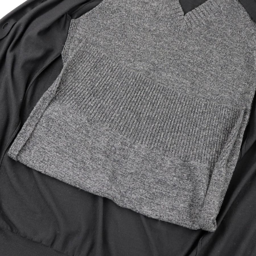 MM6 美品 エムエムシックス レイヤードロングニットカーディガン