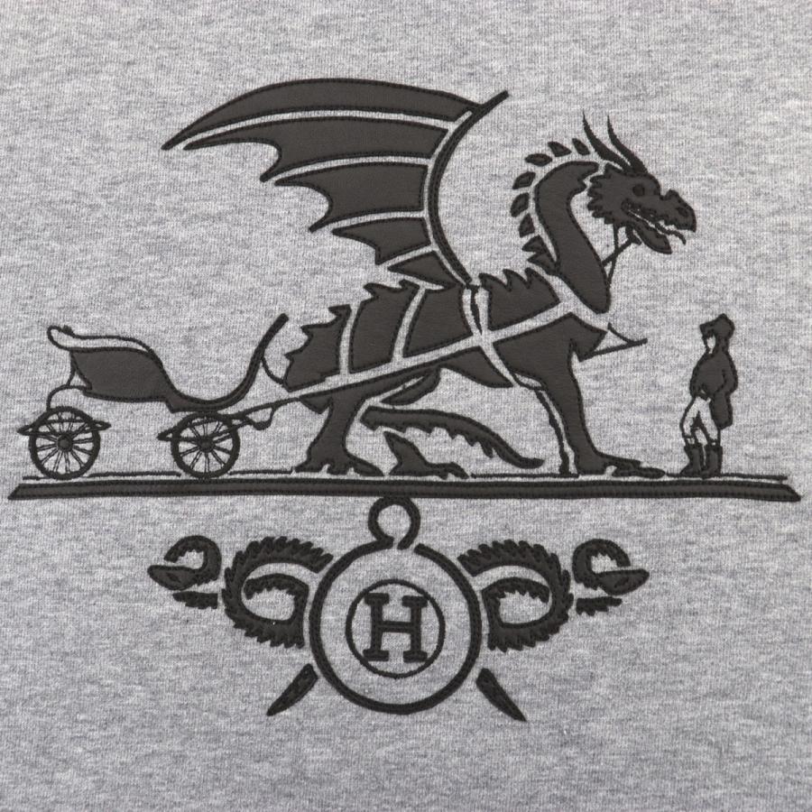 HERMES 美品 エルメス 19AW エクスリブリス ドラゴン スウェット HERMES 美品 エルメス 19AW エクスリブリス ドラゴン スウェット