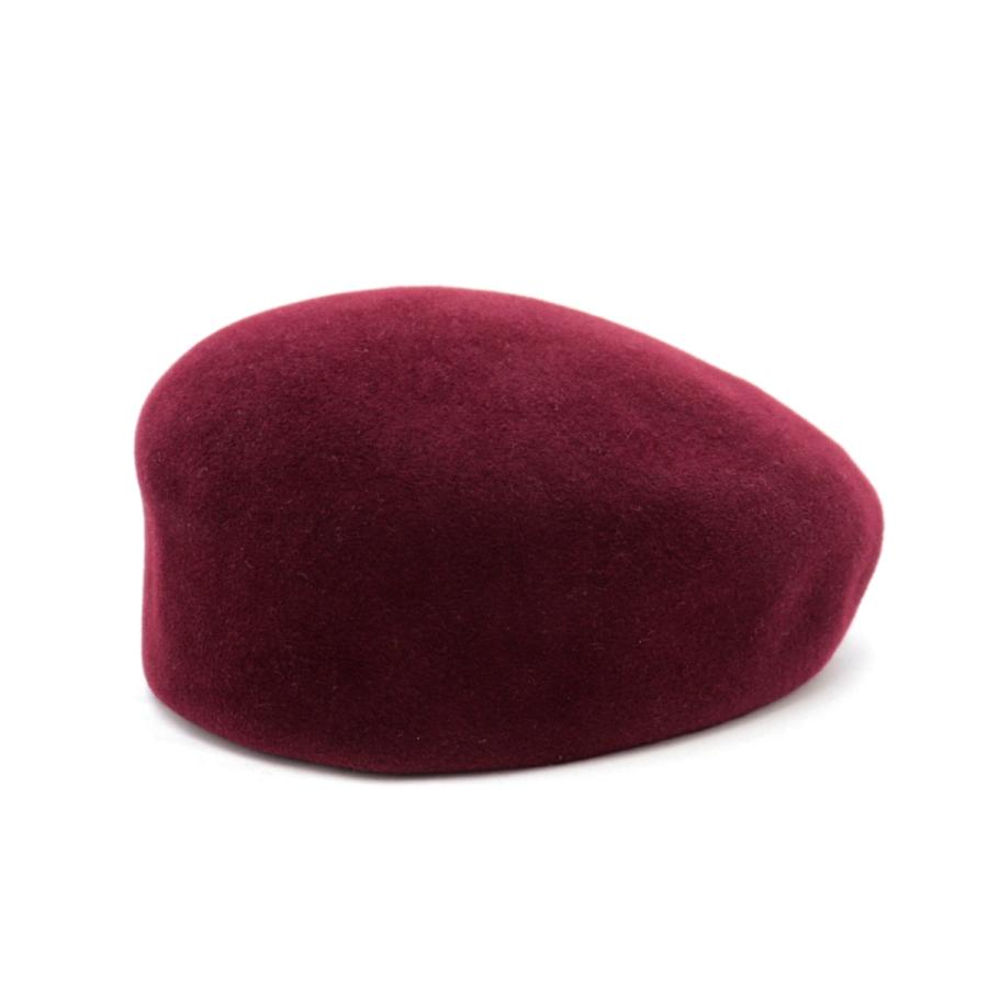 GUCCI（グッチ） 美品 ラビットフェルト ベレー帽 レディース ワイン
