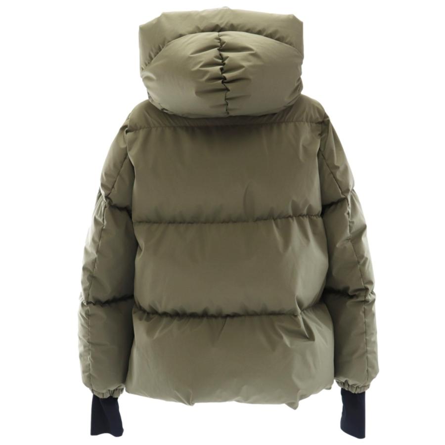 HERNO 美品 ヘルノ 21AW ラミナー ダウンジャケット レディース カーキ 