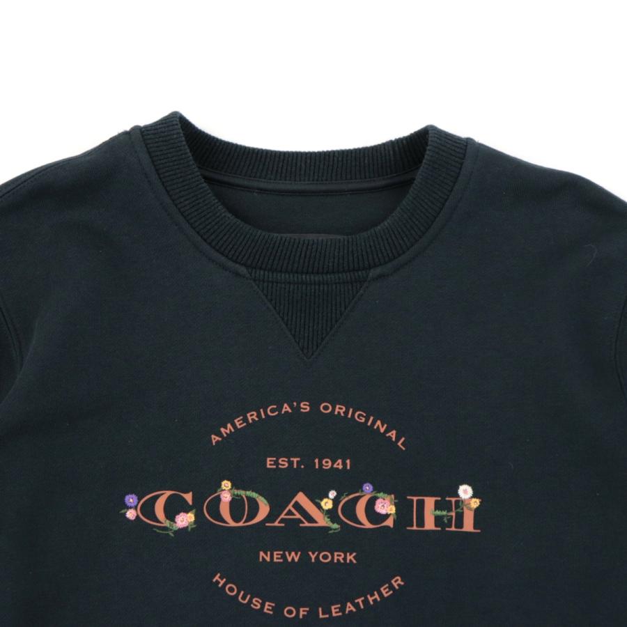 COACH コーチ フラワー刺繍ロゴプリント スウェットシャツ COACH コーチ フラワー刺繍ロゴプリント スウェットシャツ