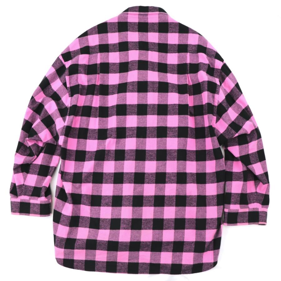 BALENCIAGA オーバーサイズ チェックシャツ34 BTS着用【BALENCIAGA】オーバーサイズ チェック シャツ