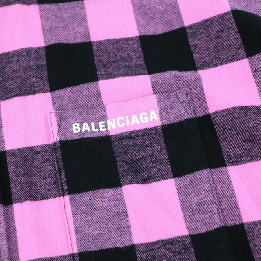BALENCIAGA 美品 バレンシアガ 20AW オーバーサイズ チェック BALENCIAGA 美品 バレンシアガ 20AW オーバーサイズ チェック