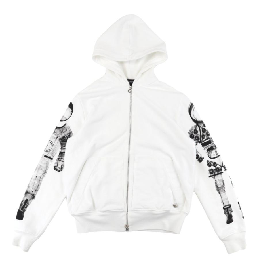 CHANEL 美品 シャネル 17AW 宇宙飛行士プリント ジップアップ