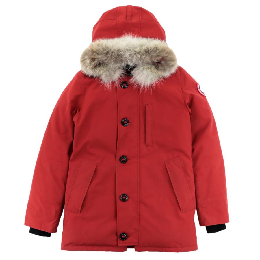 カナダグース ジャスパーパーカ ダウンジャケット メンズ 赤 ファッション S ファーフード サザビー メンズファッション Jasper Parka 3438jm Canada Goose オパールヤフーショッピング店
