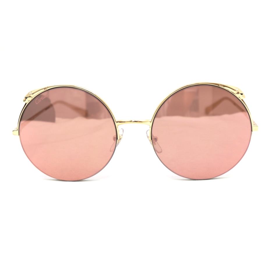 Cartier（カルティエ） 未使用 ラウンド サングラス レディース ピンク