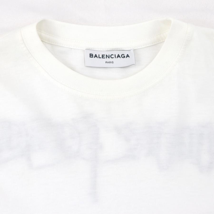 BALENCIAGA バレンシアガ 17AW バック刺繍 オーバーサイズ 半袖