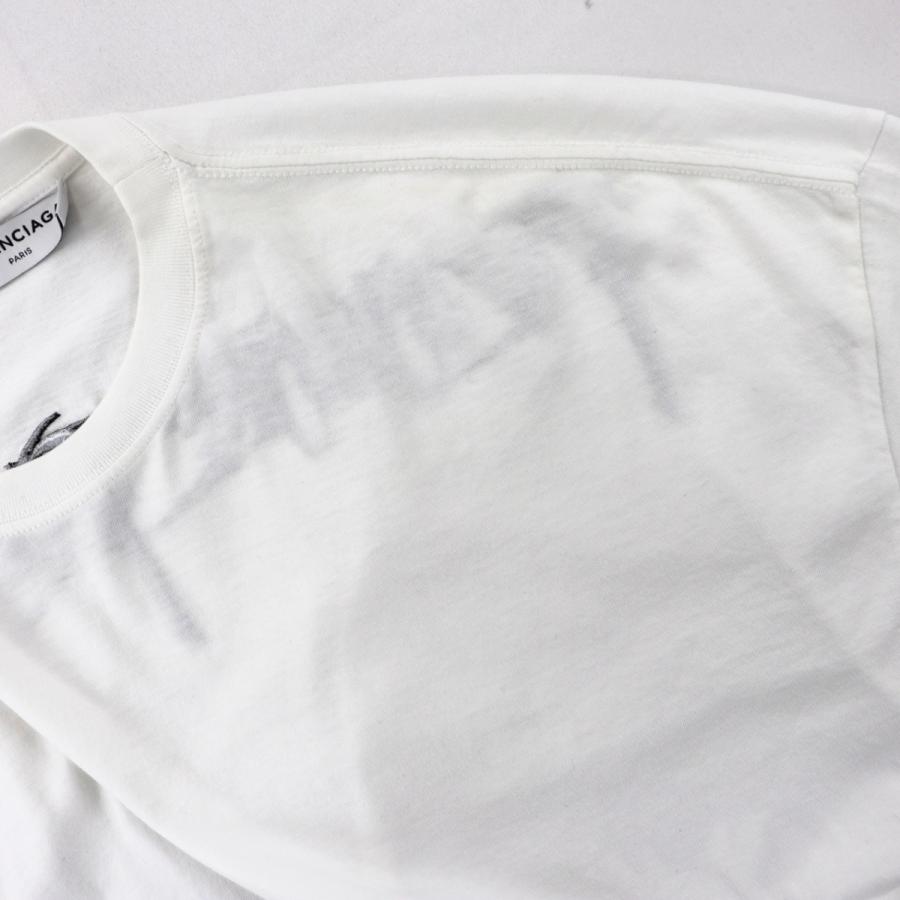 BALENCIAGA バレンシアガ 17AW バック刺繍 オーバーサイズ 半袖