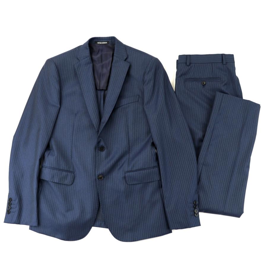 アルマーニ ネイビー シングル スーツ