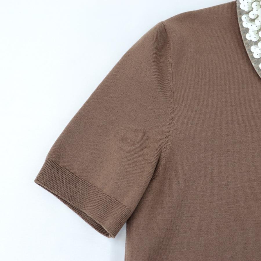 LOUIS VUITTON（ルイ・ヴィトン） 美品 13SS スパンコール付け襟 半袖