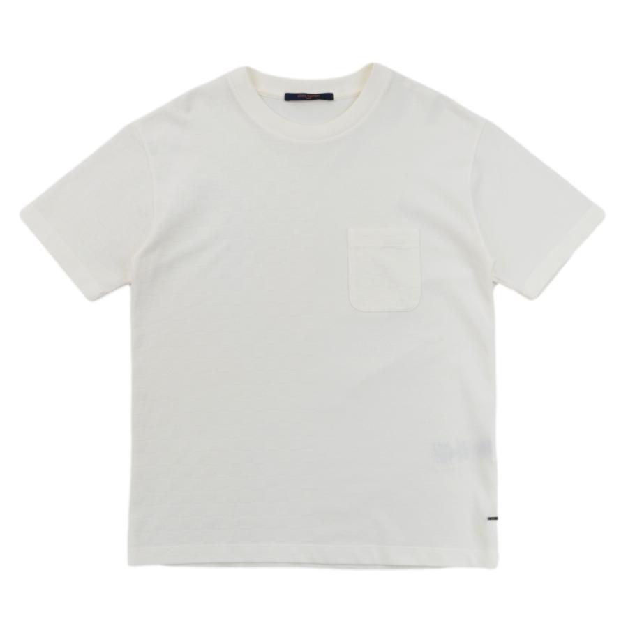 VUITTON ヴィトンダミエポケット白Tシャツ