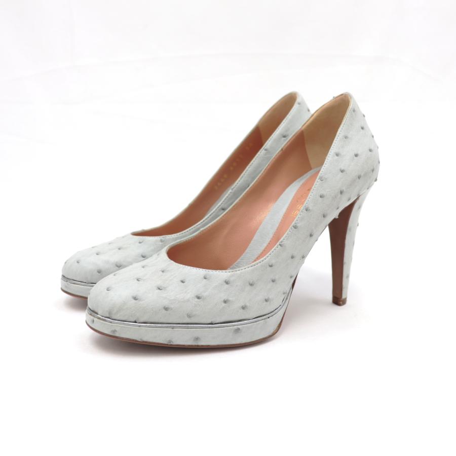 ダイゾー ナチュラル セルジオ ロッシ オーストリッチ パンプス