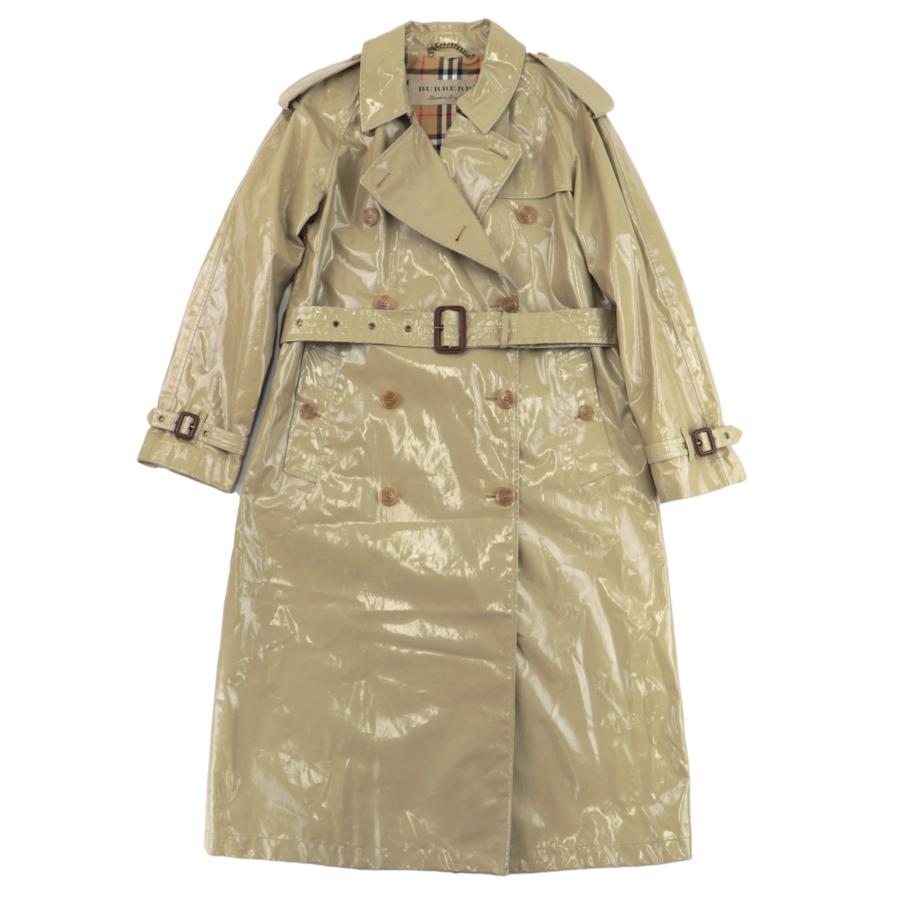 BURBERRY 美品 バーバリー PVC コットン トレンチコート BURBERRY 美品 バーバリー PVC コットン トレンチコート