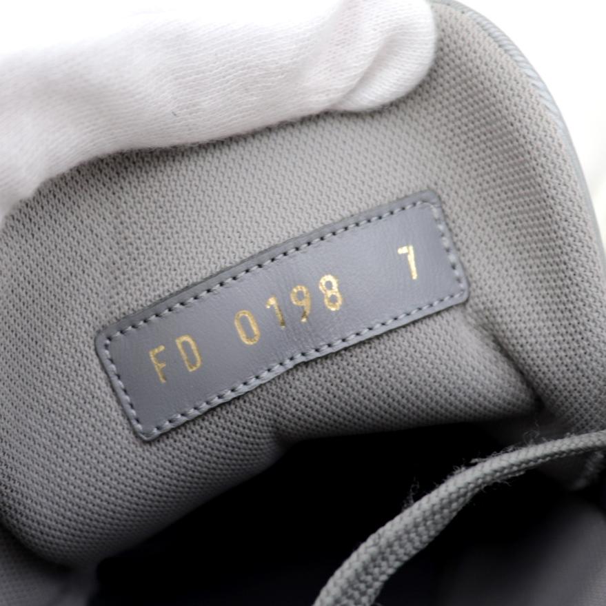 Louis Vuitton シルバー ハイカットスニーカー LOUIS VUITTON ルイヴィトン モノグラム ハイカットスニーカー メンズ