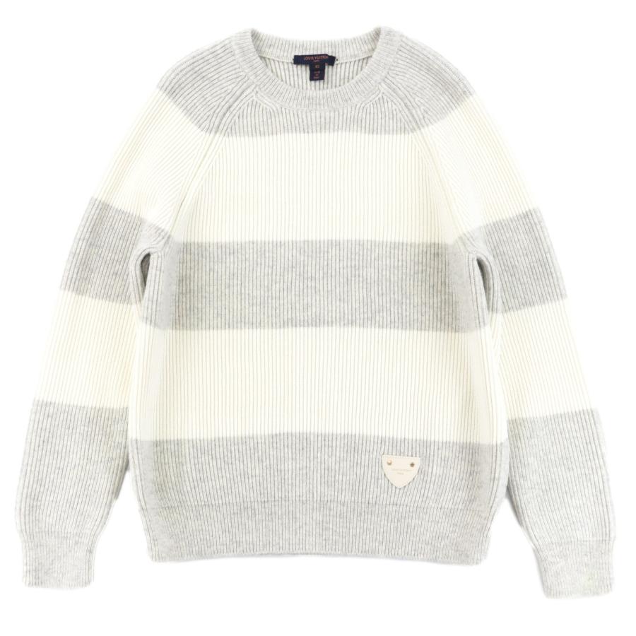 美品 ルイ・ヴィトン 22SS チャンキーストライプニットセーター 