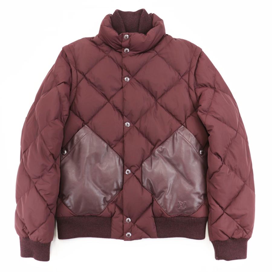 ルイ・ヴィトン レザーポケット 2WAYダウンジャケット メンズ 赤茶 48 裏地ダミエ ダウンベスト 10AW LOUIS VUITTON  :2100020000013807:オパールヤフーショッピング店 - 通販 - Yahoo!ショッピング