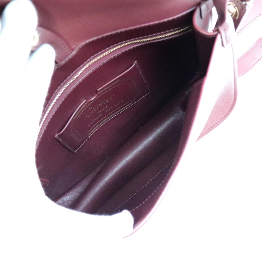 Cartier 新品同様 カルティエ マスト ドゥ ショルダーバッグ