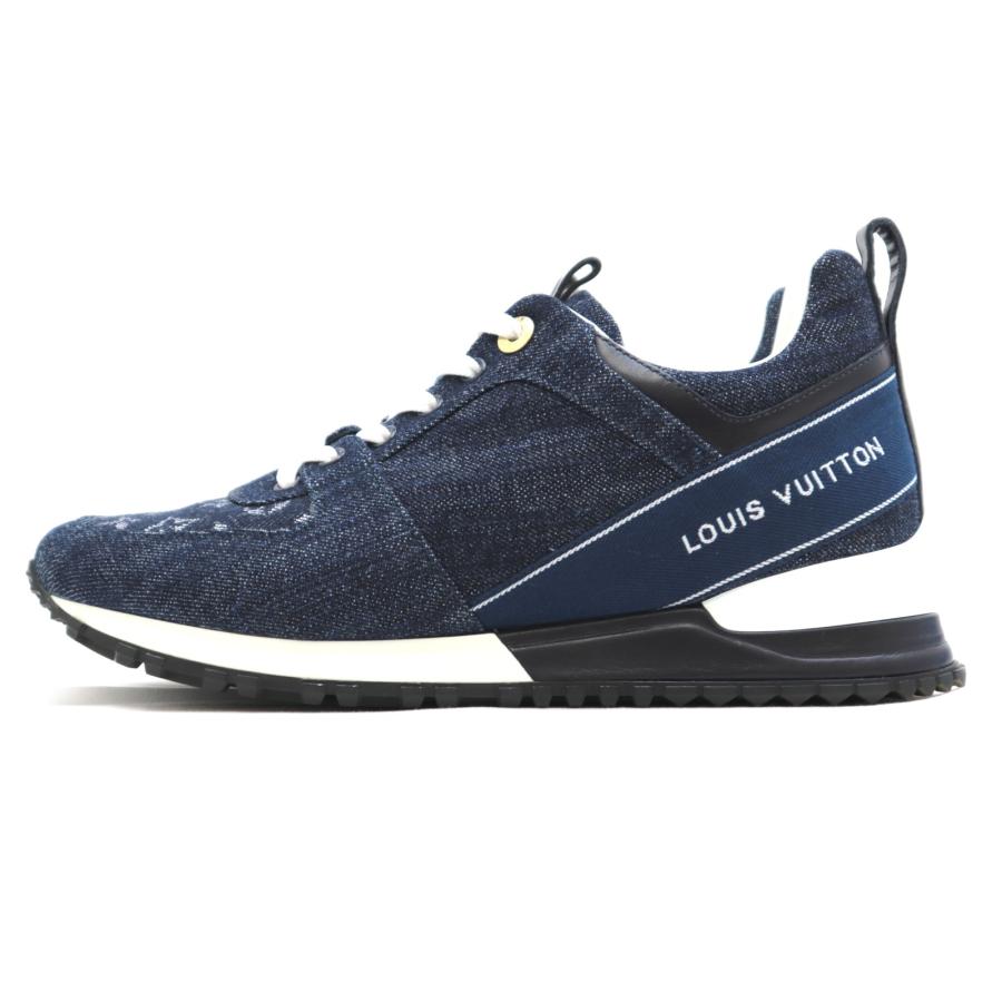 美品ルイヴィトン ランアウェイスニーカー デニムモノグラム　26.5〜27センチ LOUIS VUITTON - ルイヴィトン LOUIS VUITTON スニーカー ラン