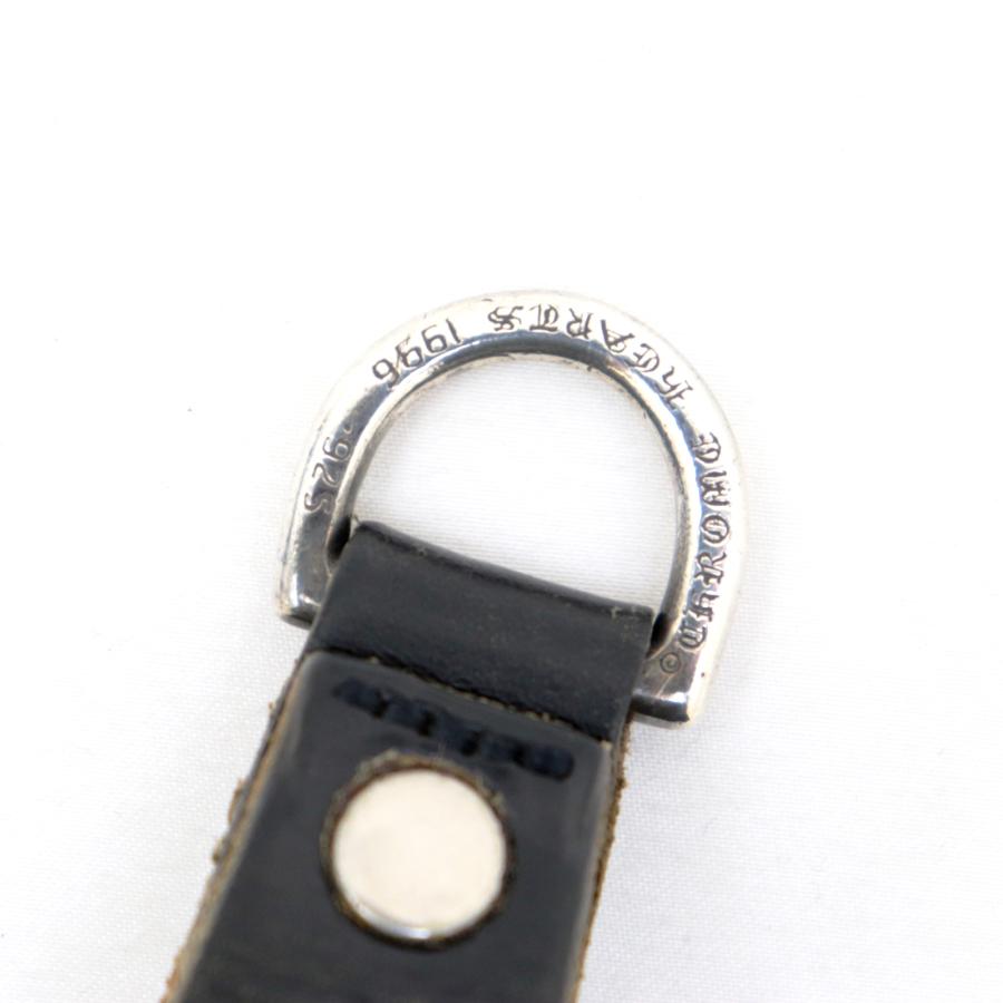クロムハーツ BELT LOOP D RING ベルトループ Dリング メンズ 黒 シルバー925 レザー インボイスコピーあり CHROME HEARTS 2100020000014487