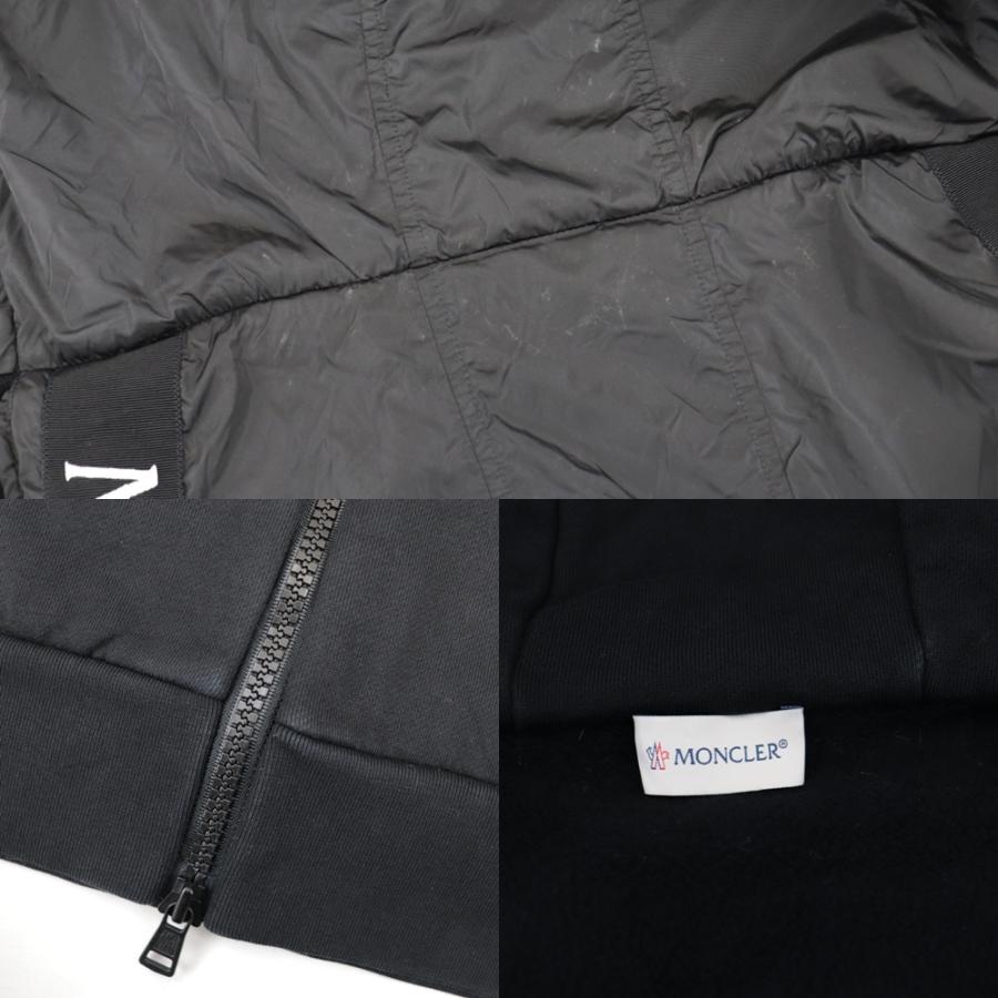 MONCLER モンクレール ロゴフード ジップアップ スウェット
