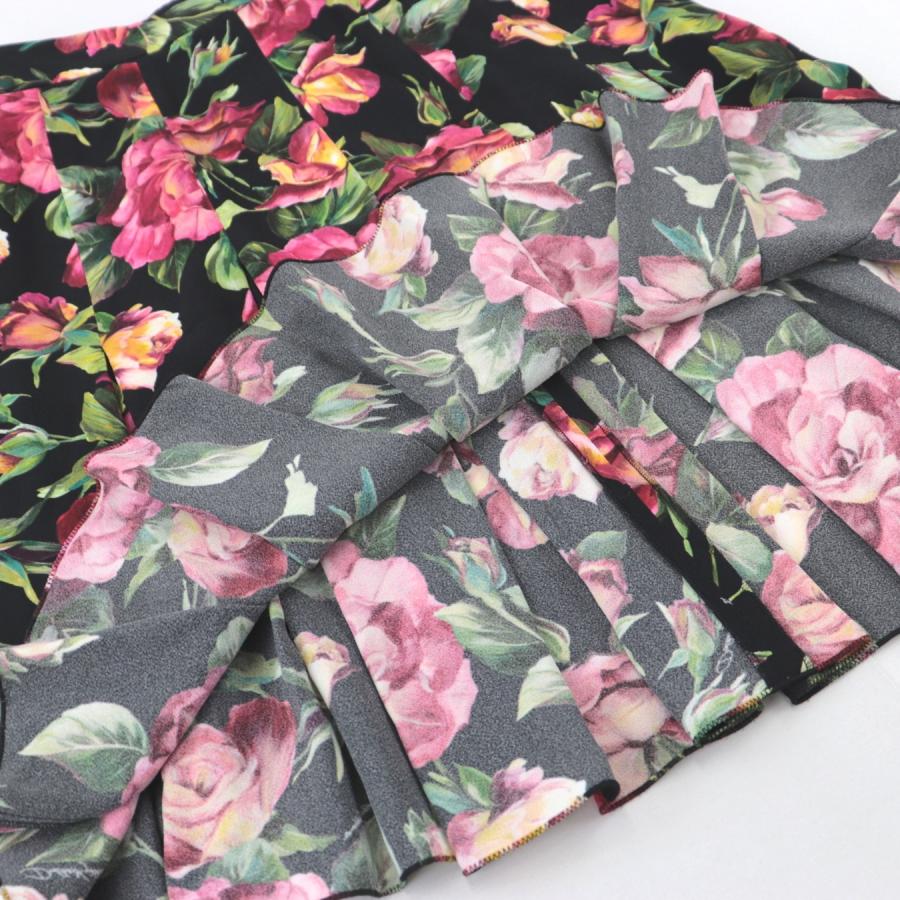 DOLCE&GABBANA 花柄プリーツスカート Dolce&Gabbana】花柄 プリーツ スカート（マルチカラー）