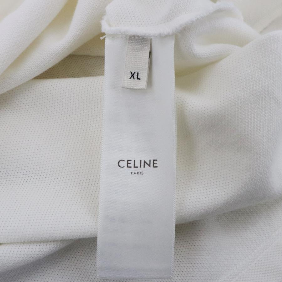 CELINE ホワイト ポロシャツ セリーヌ トリオンフ CELINE - 正規 CELINE セリーヌ トリオンフ ポロシャツの通販 by