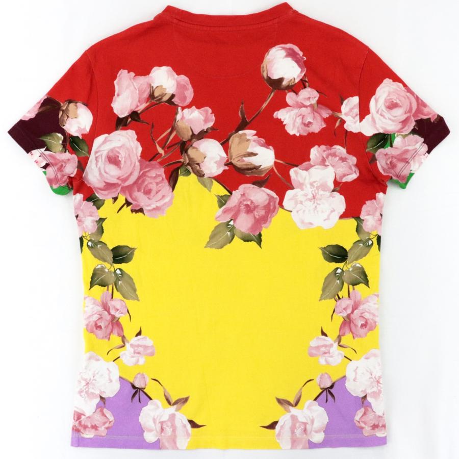 VALENTINO ヴァレンティノ 花柄 ロゴプリント 半袖Tシャツ VALENTINO ヴァレンティノ 花柄 ロゴプリント 半袖Tシャツ