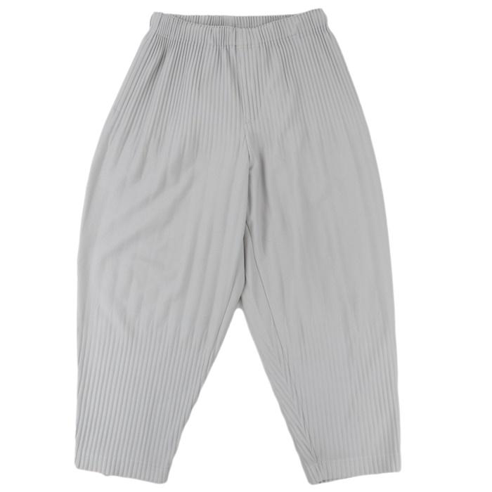 オム プリッセ イッセイミヤケ プリーツイージーパンツ メンズ グレー