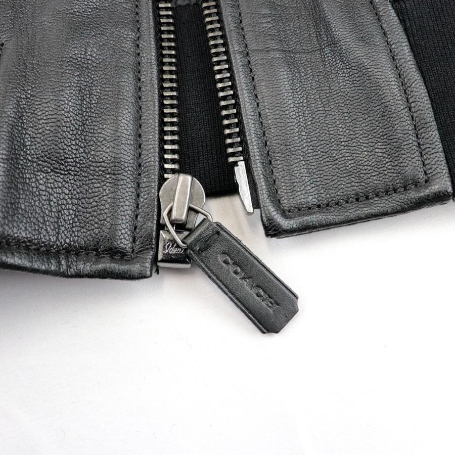 COACH 美品 コーチ G-1 ゴートレザー フライトジャケット メンズ