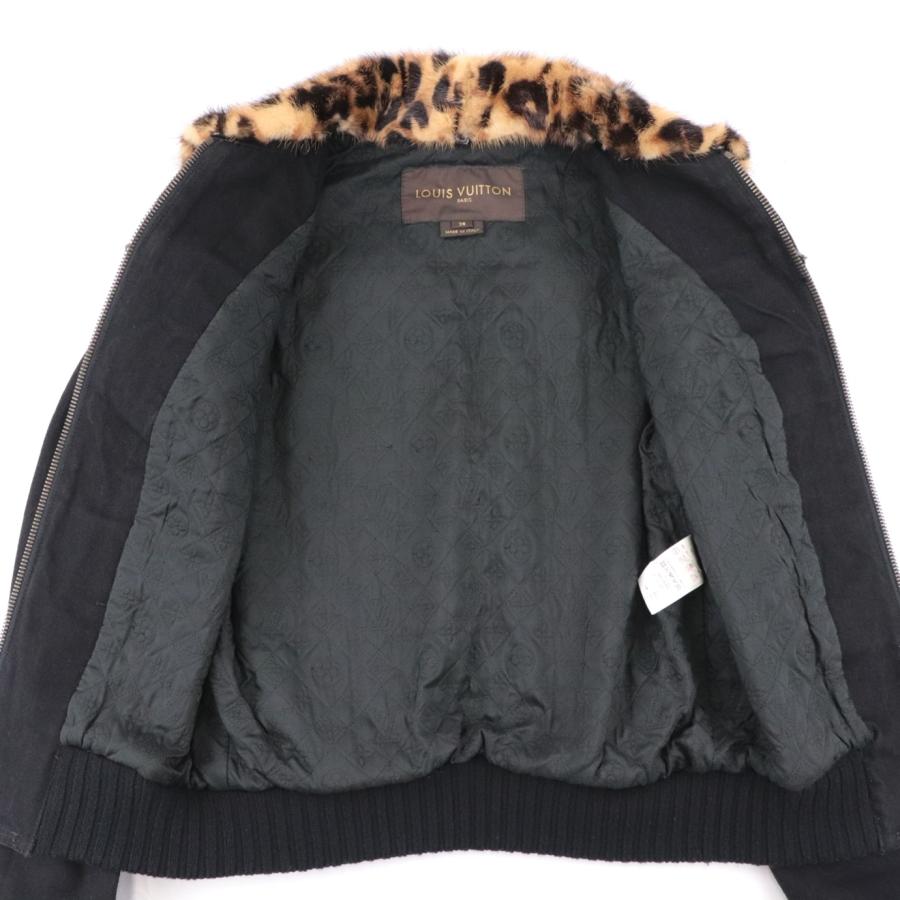 LOUIS VUITTON 美品 ルイヴィトン 07AW ミンクファーデニム