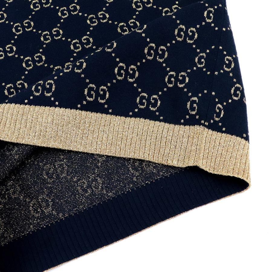 GUCCI 美品 グッチ GGコットンラメ 半袖 ニット トップス GUCCI 美品 グッチ GGコットンラメ 半袖 ニット トップス