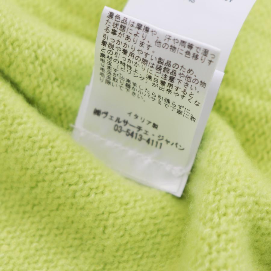 美品 ヴェルサーチ メデューサ刺しゅう カシミヤ混 ニット