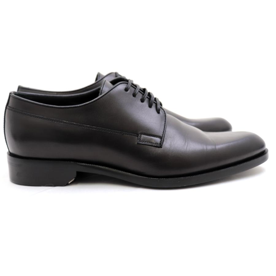 Dior HOMME 【未使用】ドレスシューズ 黒 レザー 靴 付属品完備 Dior HOMME 未使用 ディオール オム プレーントゥ レザー
