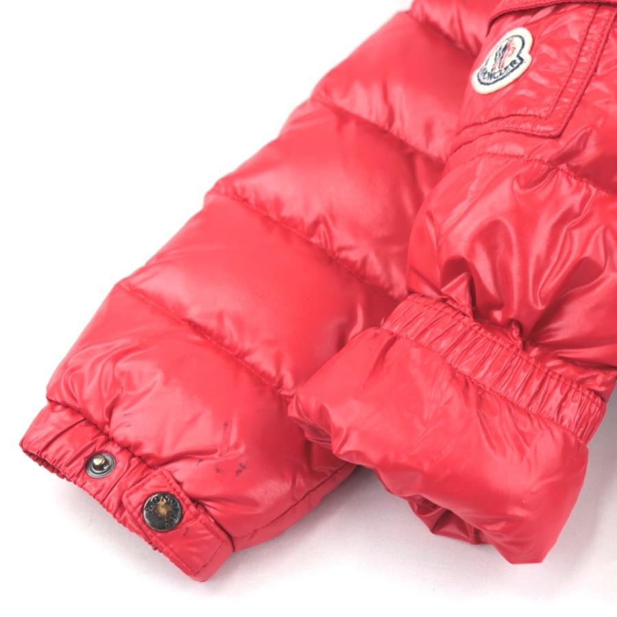 新品MONCLER 赤 キッズジャケット 6Aサイズ MONCLER モンクレール ダウンジャケット キッズ ベビー レッド