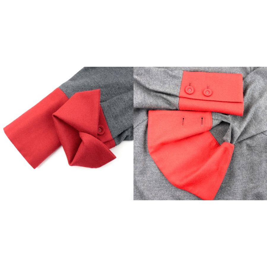 近年 定価5.1万 アドーア ウールスムース2Aラインワンピース グレー 38 近年 定価5.1万 アドーア ウールスムース2Aラインワンピース